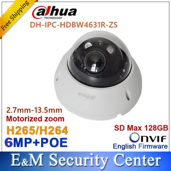 Originalus dahua IPC-HDBW4631R-ZS IP Kamera, 2.7 mm, ~13,5 mm VF motorizuotas objektyvas 6MP IR 50M su CCTV tinklo IP POE Dienos Nakties kameros