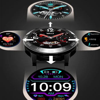 Nennbo Naujas H20 Smart Žiūrėti Visą Jutiklinis Ekranas Fitness tracker Širdies ritmas, Kraujo Spaudimas Sporto Žiūrėti Vyrai Moterys Smartwatch