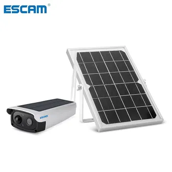 ESCAM QF270 1080P 2.0 MP Saulės Baterijos Mažas Energijos Suvartojimas WIFI PIR, Signalizacijos Apsaugos Kamera su Garsu