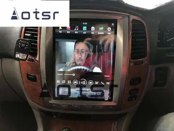 Android 9.0 Tesla stiliaus automobilis Lexus LX470/LX 470 (2002-2007 m.) Galvos Vienetas Automobilių Media Player Multimedia Sistema didelis ekranas juosta įrašo