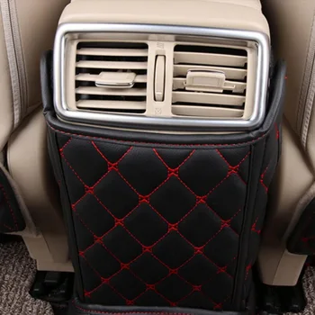 Tonlinker 3 vnt automobilių stilius pu odos sėdynės atgal kick trinkelėmis dekoro lipduko Padengti Atveju Lipdukai Nissan X-Trail m.