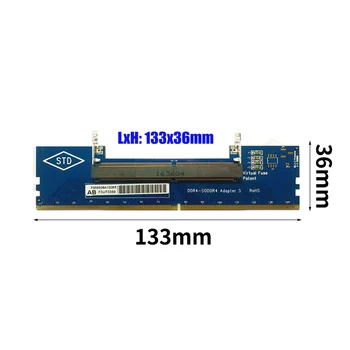 Nešiojamas DDR4 RAM Atminties Darbalaukio Konverteris Adapterio plokštę 260P Į 288P Kartos Atminties Riser Card Bandymo Specialios Kortelės