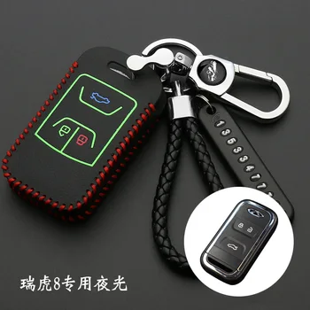 Odinis Krepšys Chery Tiggo Arrizo Smart Remote Key 3 Mygtuką Atveju Savininkas Automobilio Interjero Aksesuaras