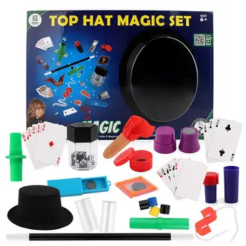 Magai Skrybėlę Magic Set 150 Triukai Vaikams, Vaikams Žaisti Žaislai Žaidimas Iliuzijų Vaikų Close-up Magic Žaislas Vaikams, Dovanų Dėžutėje