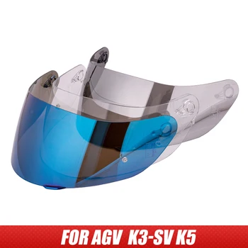 Šalmo antveidis už AGV K5 K3 SV Visą veidą Motociklo Šalmas, Skydas Dalys originalias taures už agv k3 sv k5 motociklo šalmas Objektyvas