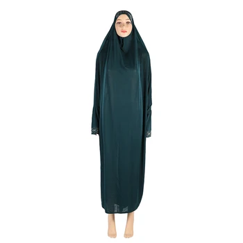 Musulmonų Moterys Maxi Malda Abaja Hijab Orinės Pilnas Draudimas Suknelė Rūbeliai Kaftan Arabų Islamo Šikšnosparnių Rankovėmis Burqa Khimar Niqab Jilbab