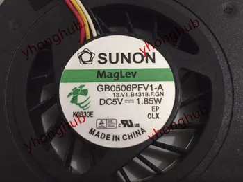 SUNON GB0506PFV1-13.V1.B4318.F.GN DC 5V 1.85 M 4-wire Serverio Nešiojamojo kompiuterio Aušinimo Ventiliatorius