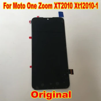Originalus NAUJAS LCD Ekranas Jutiklinis Ekranas skaitmeninis keitiklis Surinkimo Jutiklis Motorola Moto Vieną Zoom Xt12010-1 Telefonas Pantalla