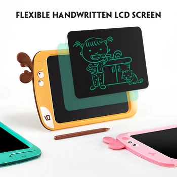 Piešimo Lenta 8.5 Colių LCD Rašyti Planšetinį kompiuterį Vaikams Rašysenos Pagalvėlės Ikimokyklinio Lopšelio Elektroninio Skaitmeninio Piešimo Lenta Žaislai