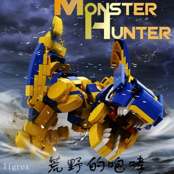PS4/XBOXONE Monster Hunter Q Versija Tigrex Blokų 
