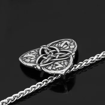 Šiaurės vikingų odin simbolis rune amuletas, talismanas, amuletas nerūdijančio plieno pakabukas karoliai vyrams