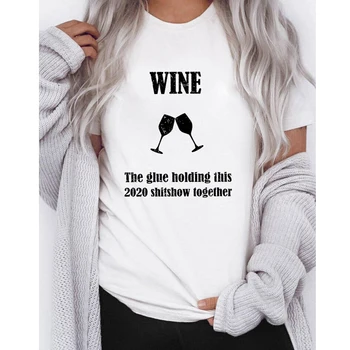 Vyno Klijai, turintys Šią marškinėliai Juokinga Unisex Trumpas Rankovės Karantino 