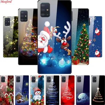 Grūdintas Stiklas Case For iphone 12 Pro Max XR XS Max X XS 6 6s Plius 8 7 Plus SE 2020 Atveju, Kalėdos, Kalėdos Atveju iphone, 11 Atveju