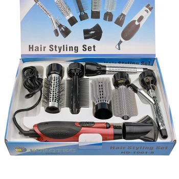 Profesinės 7-in-1 Daugiafunkcis Plaukų Džiovintuvas Elektriniai Plaukų Džiovintuvas Mašina, plaukų džiovintuvas Magic Hair Curler Stilius Įrankis plaukų džiovintuvas 2020 m.