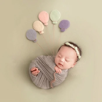1-11 Vnt Baby Vilnos Veltinio Balionas/Cloud Papuošalai Naujagimių Fotografijos Rekvizitai Kūdikių Nuotraukų Fotografavimo Priedai