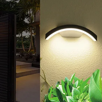 Lauko sienos šviesos diodų (led) vandeniui lauko sieniniai šviestuvai šiuolaikinės kūrybos garden villa kiemas koridorius balkonas šviesos