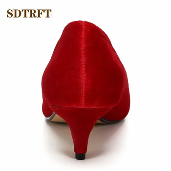 SDTRFT Crossdresser Plius:36-47 48 Atsitiktinis Stiletto 5cm Med ploni kulniukai seksualus naktinis klubas siurbliai moterų vestuvių batai zapatos mujer