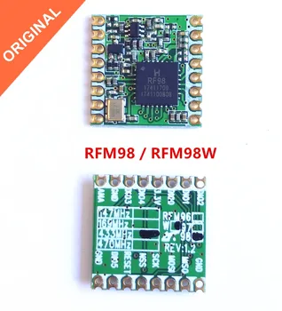NAUJAS RFM95 RFM95W RFM96W RFM98W belaidis siųstuvas-imtuvas modulis HopeRF ORIGINALUS FCC / ROHS / ETSI / REACH Sertifikuota