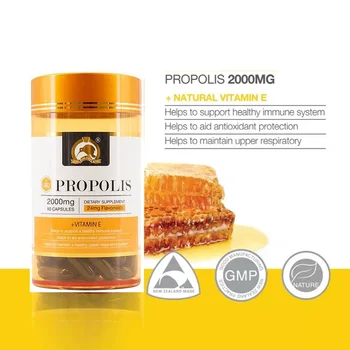NewZealand Propolio Kapsulės Flavonoid Vyrų, Moterų Sveikatos ir Sveikatingumo Produktų Vitaminų, bičių Pienelis Meduje VIP Maisto Papildas