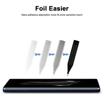 UV Skysti Klijai Screen Protector For Samsung S10e S9 Plus S8 9 Pastaba Visiškai Padengti Grūdinto UV Stiklai Huawei mate 20 Pro Pro 30