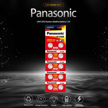 20PC PANASONIC AG12 LR43 186 0%Hg Laikrodžiai, Žaislai 1,5 V Ląstelių Šarminės baterijos skaičiuoklė 0%Hg