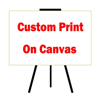 Custom Print ant Drobės su Jūsų Nuotrauka Šeimos Kūdikio Nuotrauką, Mėgstamą paveikslą Asmeninį Nuotraukas Drobė Meno Frameless