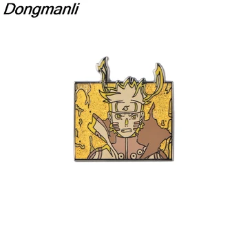 BG476 Dongmanli Anime Personažai Metalo Emalio smeigtukus ir Sages už Atlapas Pin Kuprinės, Krepšiai Ženklelis Dovanos Draugų