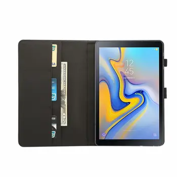 Prabanga Case For Samsung Galaxy Tab A2 2018 10.5 colio T590 T595 T597 SM-T595 Padengti Funda Tablet PU Odos Stovėti Shell Coque