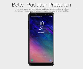 NILLKIN Samsung Galaxy A8 2018 Screen Protector, Skaidrus / Matinis Apsauginė Plėvelė Samsung A8+ A8 Plius 2018 Ne Stiklo