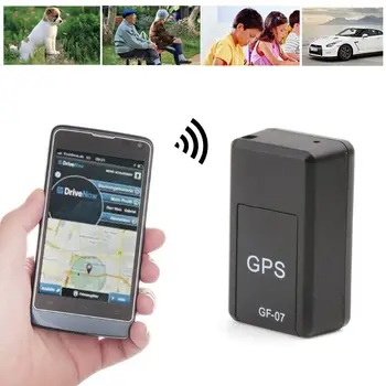 Nešiojamų GF-07 mini GPS realaus laiko paieška magnetinio patobulintas locator anti-theft automobilį, motociklą