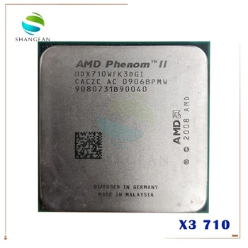 AMD Phenom X3 710 2.6 GHz Triple-Core CPU Procesorius HDX710WFK3DGI 95W Socket AM3 938pin