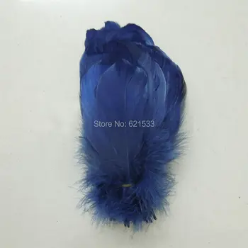 Plunksnų amatų!200pcs/daug !Tamsiai Mėlyna Žąsų Nagoire Plunksnos, Laisvi Žąsų plunksnų,13-18cm ilgio,amatų plunksnos kaukės
