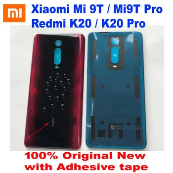 Originalus Naujas Geriausias Redmi K20 K20Pro Galinio Stiklo Dangtis Xiaomi Mi 9T MI9T pro Galinio Baterijos Atveju Būsto Duris Dangčio Telefono Apvalkalas