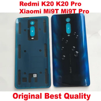 Originalus Naujas Geriausias Redmi K20 K20Pro Galinio Stiklo Dangtis Xiaomi Mi 9T MI9T pro Galinio Baterijos Atveju Būsto Duris Dangčio Telefono Apvalkalas