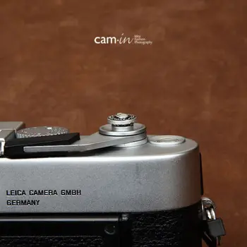 10mm Cam-Minkštas atleiskite užrakto mygtuką Fujifilm X-E3 XE3 X100F X100T X100S X100 X20 X30 X10 CAM9111 kaukolė