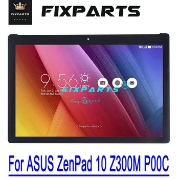 10.1 colių ASUS ZenPad 10 Z300M P00C LCD Ekrano Matricos Jutiklinis Ekranas skaitmeninis keitiklis komplektuojami su rėmo p00c Z300MX Jutiklis Dalys