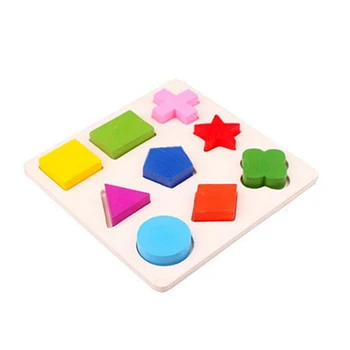 Naujas Montessori Ugdymo Medinis žaislas 3D Dėlionė Medinė Padalinta Valdybos Valdybos Matematikos Dėlionės Smegenų Mokymo Pradžioje Intelektinės