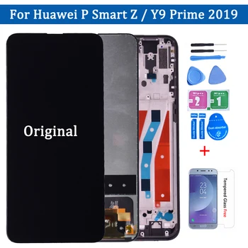 Originalą Huawei Y9 Premjero 2019 LCD Ekranas 6.59 colių Jutiklinis Ekranas 10 touch 