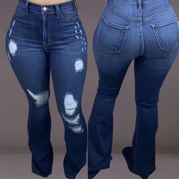 Moterų atsitiktinis džinsus pavasarį ir rudenį plauti nelaimę ruožas liesas sliming seksualus kankina džinsai moteriška džinsinio užsiliepsnojo kelnės