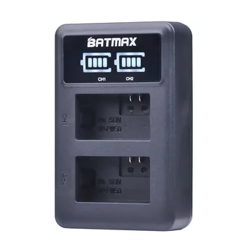 Batmax 1pc NP-FW50 FW50 NPFW50 LED Dual USB Įkroviklis Sony a37 Alpha 7 7R II 7S a7S a7R II a5000 NEX-7
