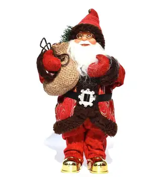 Kalėdų Senelio Lėlės Žaislas, kalėdiniai Papuošalai, Namų Kalėdų Eglutės papuošalus Kalėdų Dovana Vaikams BR57