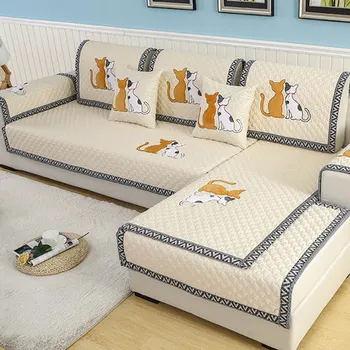 Sofos pagalvėlės audinys anti-slydimo pagalvėlės, four seasons universalus sofa dangtis