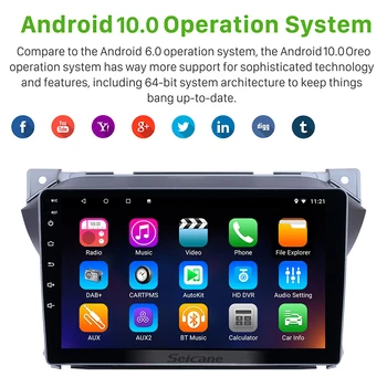 Seicane 9 colių Android 10.0 2GBRAM Automobilių GPS Navigacija Radijo Multimedijos Grotuvo Suzuki alto 2009 m. 2010 m. 2011 m. 2012 m. 2013 m-2016 m.
