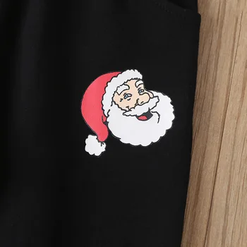 27KIDS Žiemos kostiumų Santa Claus Drabužiai Berniukams ir Mergaitėms Megztinis Kalėdų Feastival Vaikas Kelnės Medvilnė Fabirc