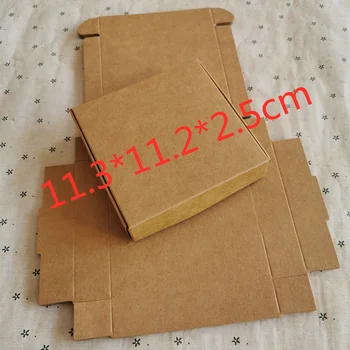 50pcs kraft popieriaus amatų langelis mažas muilo kartonas, popierius, pakavimo/package box brown saldainiai dovanų papuošalų pakavimo dėžutė