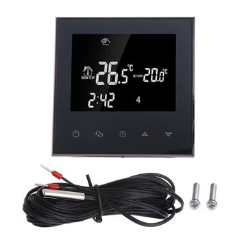 Thermoregulator LCD Jutiklinis Ekranas Šildymo Termostatas 16A, Elektriniai Grindų Šilumos