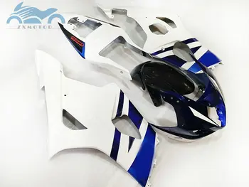 ABS plastiko Lauktuvės rinkiniai Suzuki K3 K4 GSXR1000 03 04 motociklų lenktynių visą purvasargiai rinkinys GSXR 1000 2003 2004 balta mėlyna AT55