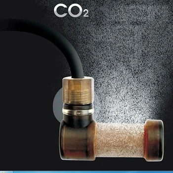 Super CO2 Purkštukai, Anglies Dioksido Burbuliukų Difuzorius už Akvariumo Augalų Žolės Bako Dydis S/L