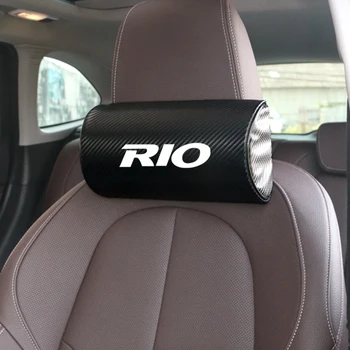1pcs Anglies pluošto automobilių kaklo pagalvės abi pusės viena pagalvėlės atveju KIA RIO K2 2010-2017 Reikmenys, Automobilių Stilius