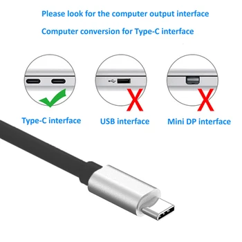 USB C su USB Audio Kabelis Konverteris, skirtas Apple Macbook Stebėti USBC 2.0 C Tipo Switcher HUB Adapteris Keitiklis 4K HDMI Suderinamus